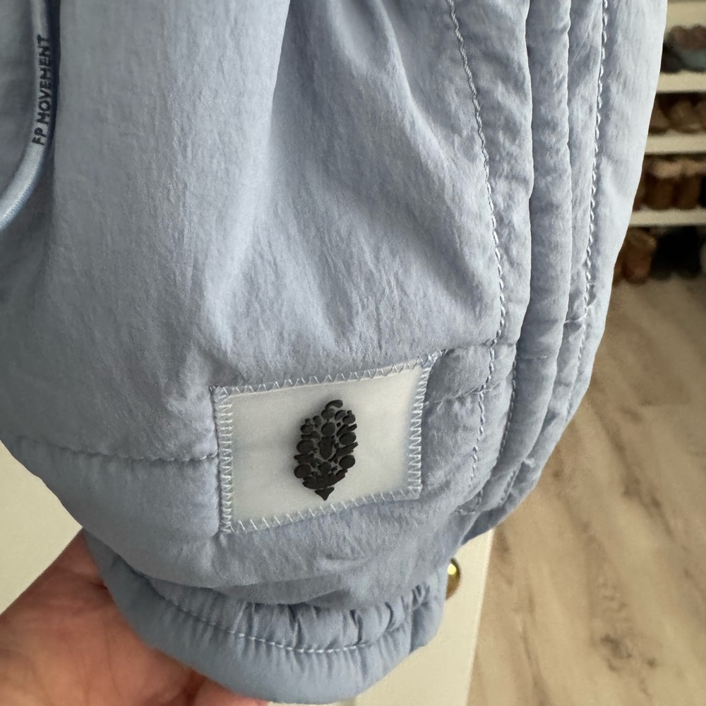 Free People Happy Trails Poncho blue/grey size Small - Picture 7 of 11